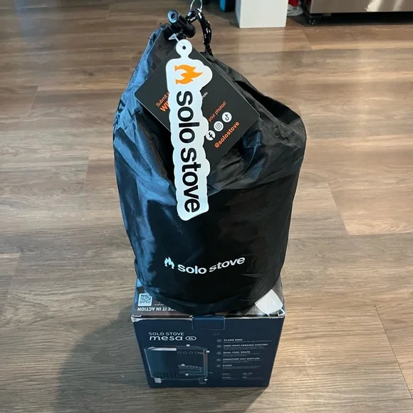 Blue and Silver Portable Firepit - Picture 3 of 10